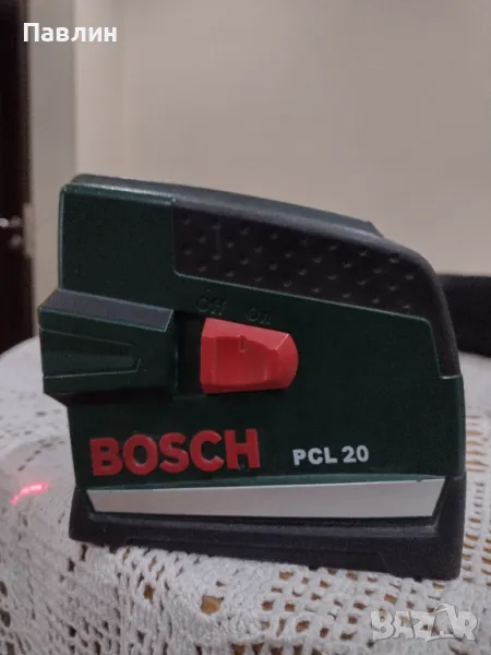 Лазерен нивелир BOSCH PCL 20, снимка 1