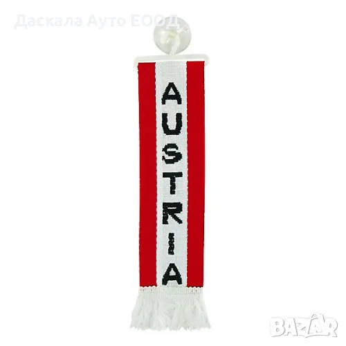 Знаме 5х22 см. AUSTRIA, с вендуза за захващане, снимка 1