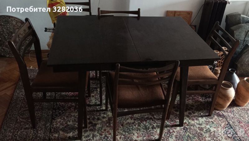 Холна маса с шест стола, снимка 1