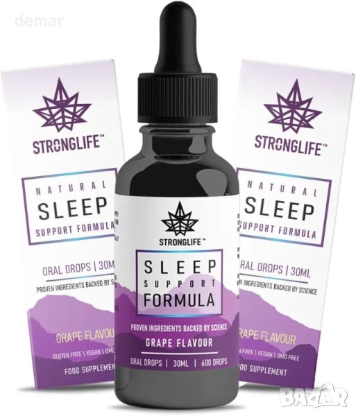 Stronglife Sleep Support Oil - Насърчава спокоен и дълбок сън, 30 мл, снимка 1