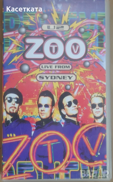Видеокасета VHS U2 ‎– ZooTV live from Sydney, снимка 1