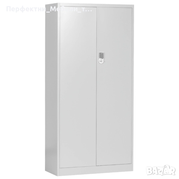 гОЛЯМ МЕТАЛЕН АРХИВЕН ШКАФ С ЕЛЕКТРОННА БРАВА И КОД.ш. 90 см / д. 40 см / в. 185см.-промо цена, снимка 1