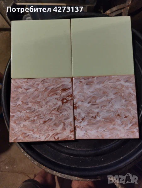 Фаянсови ретро плочки -нови, снимка 1