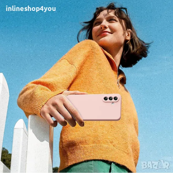 Матов Силиконов Кейс за Samsung Galaxy A26 - Розов, снимка 1