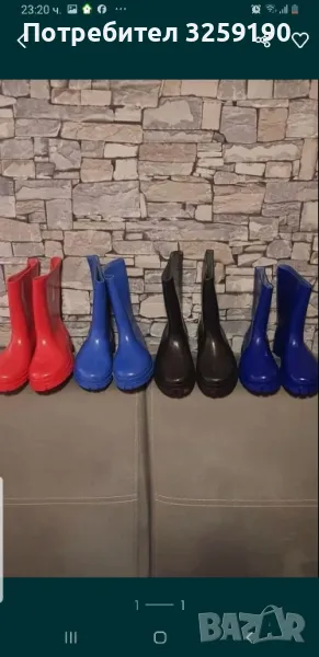 Гумени ботушки без вата, снимка 1