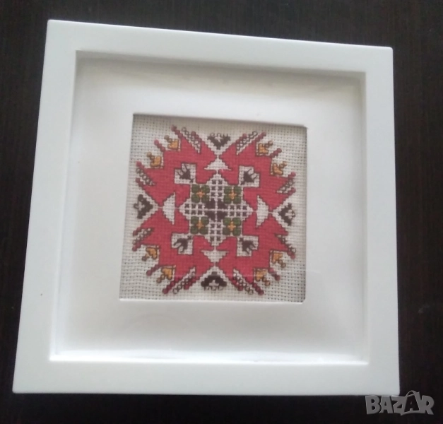 Бродирана шевица с рамка 18/18, снимка 1