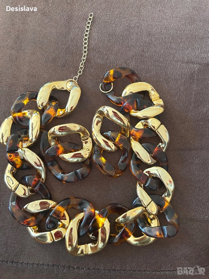 Комплект колие и обеци , снимка 1