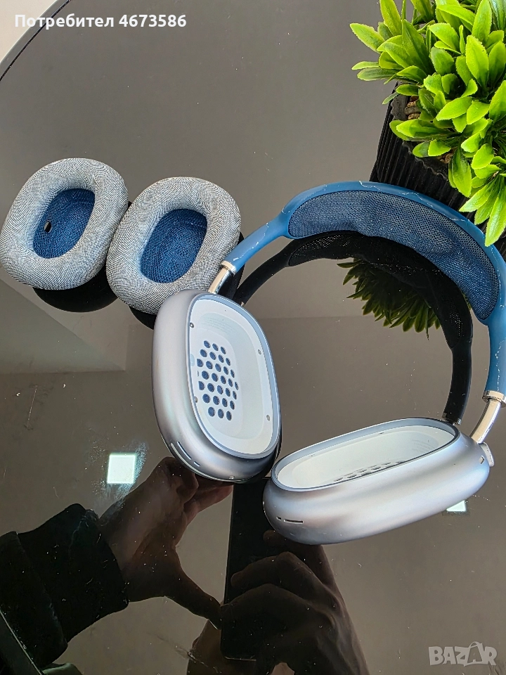Apple AirPods Max 1-во поколение (СИНИ) – отлично състояние, снимка 1