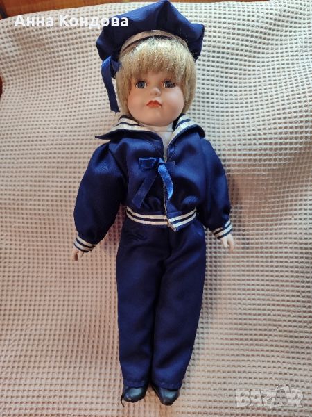 Порцеланова кукла моряк., снимка 1