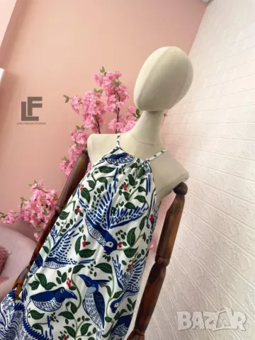 Рокля LFS Tropical Vibes Blue 9577  , снимка 4 - Рокли - 50434733