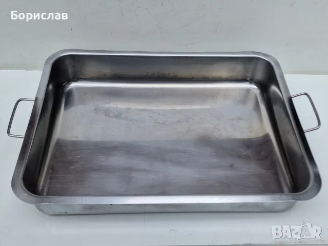 Хромирана, неръждаема тава