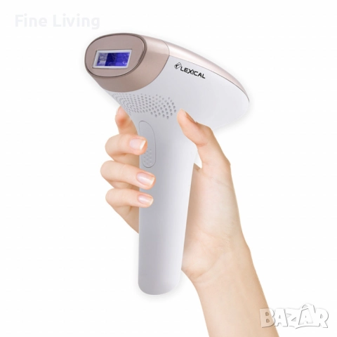 Лазерен апарат за обезкосмяване Lexical LLH-5585 с ледено охлаждане и 9 нива на интензитет, снимка 3 - Епилатори - 52897346