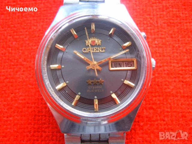 ORIENT Crystal 21 Jewels  3 Stars Мъжки ръчен часовник автоматик, снимка 5 - Антикварни и старинни предмети - 52798588