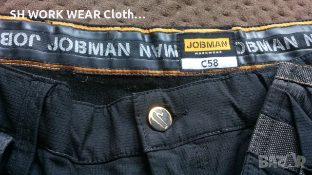 JOBMAN 2191 Stretch Trousers размер 56 / XXL изцяло еластичен работен панталон W4-227, снимка 15 - Панталони - 46970884