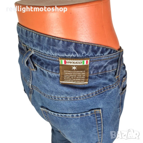 📌 5468 | Vanucci Мъжки мото дънки – размер 32/32 – 180 лв, снимка 3 - Аксесоари и консумативи - 52801998