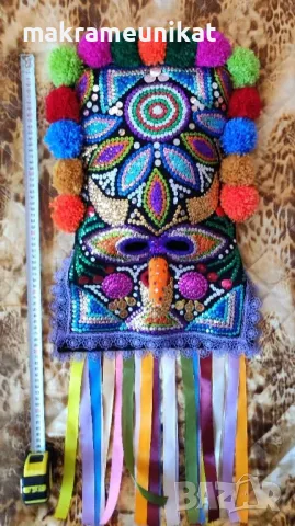 Кукерска маска, капашон, гугла, Новодел, Сурва, Кукерландия, маскарад, фестивал, събор, декорация 