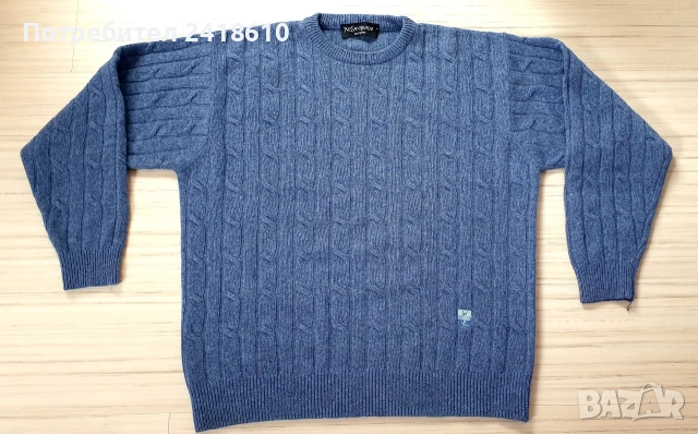 Yves Saint Laurent Wool / Knit Mens Size 52 - L  НОВО! ОРИГИНАЛ! Mъжки Вълнен Пуловер