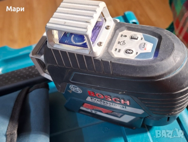 Bosch GLL 3-80 c лазерен нивелир , снимка 3 - Други инструменти - 53322167
