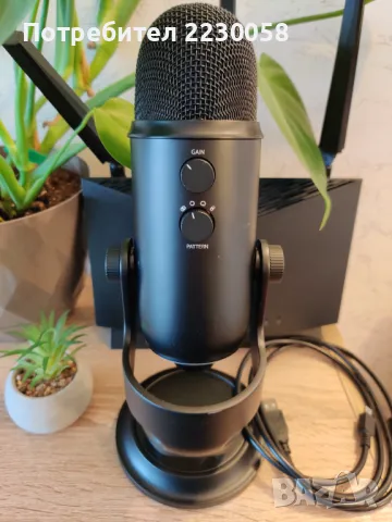 Микрофон Blue Yeti Black, снимка 1 - Микрофони - 49340409