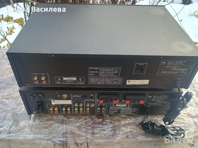 Dual Audiophile Concept CC 5850 RC и Dual CR 5950 RC, снимка 12 - Ресийвъри, усилватели, смесителни пултове - 53955504
