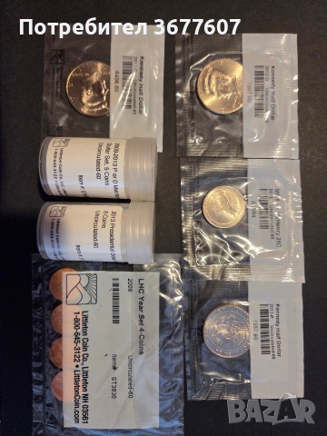 Лот "US presidents dollar coin" нециркулирани, снимка 6 - Нумизматика и бонистика - 53675724