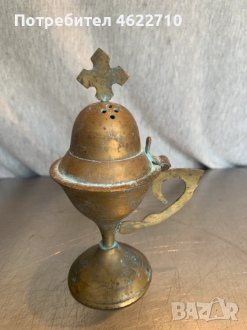 Стара домашна кандилница, снимка 2 - Антикварни и старинни предмети - 53406052