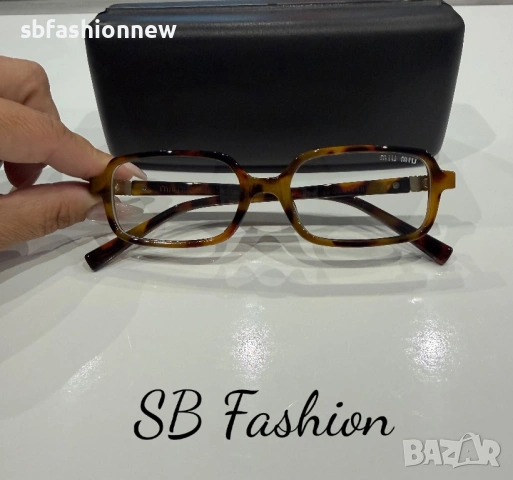 Miu Miu тигрови очила с лого, снимка 3 - Слънчеви и диоптрични очила - 53912387