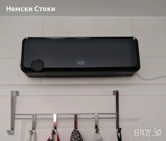 Керамична печка за стена Black+Decker за баня,2000W,дистанционно,Германия, снимка 6 - Отоплителни печки - 39675955