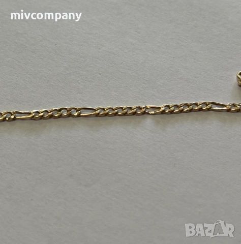Златна гривна 1.36гр.20.5см., снимка 3 - Гривни - 53443698