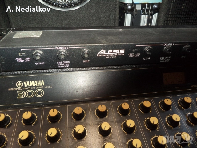 Alesis 3630 dual compressor,limiter,gate, снимка 5 - Ресийвъри, усилватели, смесителни пултове - 52917653