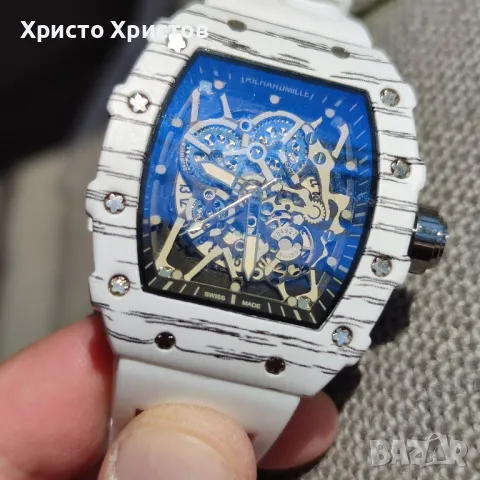 Мъжки луксозен часовник Richard Mille Carbon Fibre Limited Edition , снимка 3 - Мъжки - 47008047