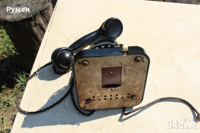 Телефонен апарат - ретро, снимка 7 - Антикварни и старинни предмети - 51449150