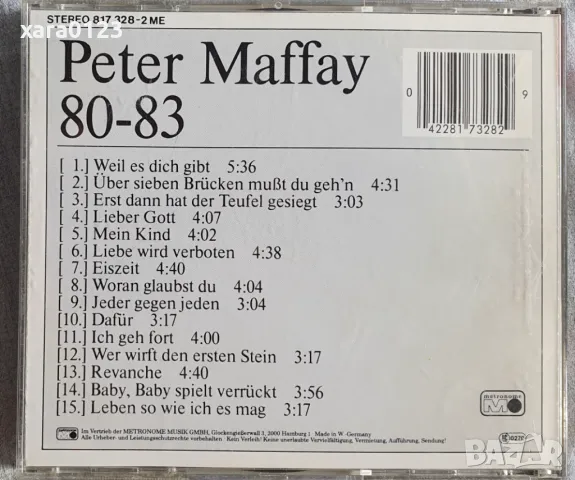 Peter Maffay – 80-83, снимка 2 - CD дискове - 48880558