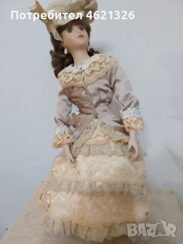 Винтидж колекционерска порцеланова кукла като нова с ограничено издание, снимка 12 - Декорация за дома - 52056649