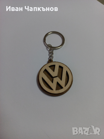 VW - Volkswagen Фолксваген Ключодържател ръчно изработен лазерно гравиран, снимка 2 - Ръчно изработени сувенири - 44990473