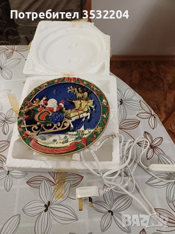 Светеща чиния, снимка 2 - Декорация за дома - 52870942