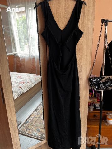 Черна плажна рокля, снимка 4 - Рокли - 45744952