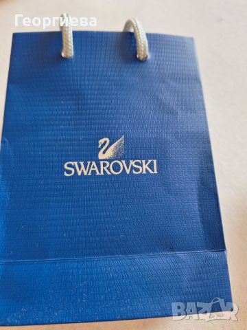 Колие и обеци комплект Swarowski, снимка 2 - Бижутерийни комплекти - 45342015