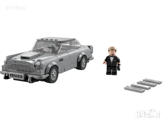 LEGO Speed Champion 76911 - 007 Aston Martin DB5 Астон Мартин агент 007, снимка 3 - Конструктори - 48352493