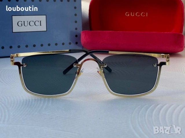 GUCCI 1:1 дамски слънчеви очила правоъгълни 4 цвята, снимка 6 - Слънчеви и диоптрични очила - 52915236