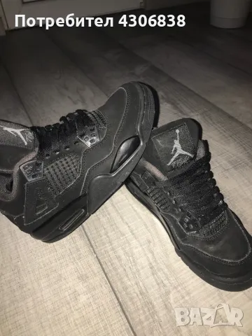 Jordan 4 retro black cat, снимка 4 - Спортни обувки - 48056853