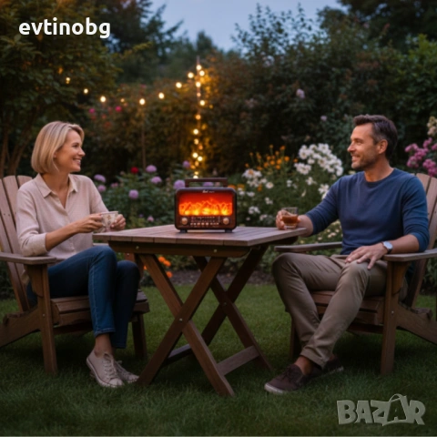 Соларно преносимо радио  FP-2393-S - тип камина с горящи пламъци, снимка 7 - Радиокасетофони, транзистори - 53787356