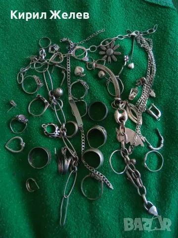 100 грама сребърни накити за поправка за реставрация за части или за материал 50623, снимка 11 - Колиета, медальони, синджири - 50243230