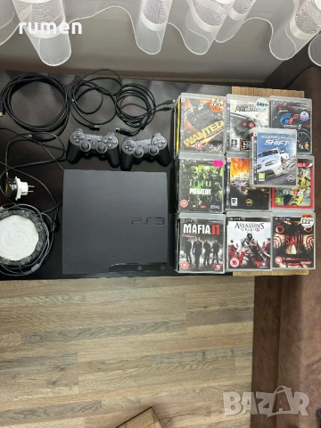 PlayStation 3 slim + 47 игри, снимка 3 - PlayStation конзоли - 53726107