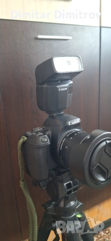 Фотоапарат светкавица и статив , снимка 3 - Фотоапарати - 52645834