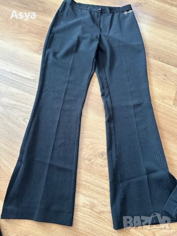 Черен панталон , снимка 2 - Панталони - 45144874