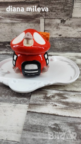 Гъбка кутийка за съкровища!!!, снимка 3 - Декорация за дома - 53125909