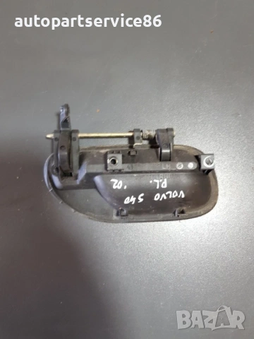 Предна лява външна дръжка за врата черен мат за Volvo S40 1.8 (2001), снимка 2 - Части - 54157098