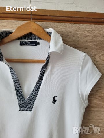 Бяла тениска POLO RALPH LAUREN , снимка 2 - Тениски - 46755343