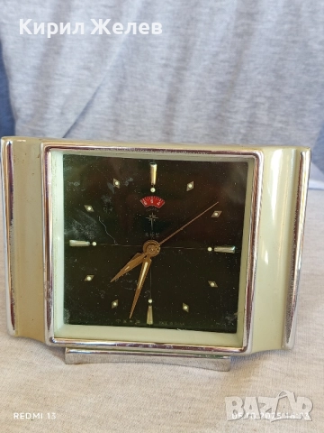 Стар механичен будилник POLARIS MADE IN CHINA рядък перфектно състояние за КОЛЕКЦИЯ ДЕКОРАЦИЯ 49188, снимка 6 - Антикварни и старинни предмети - 51952601